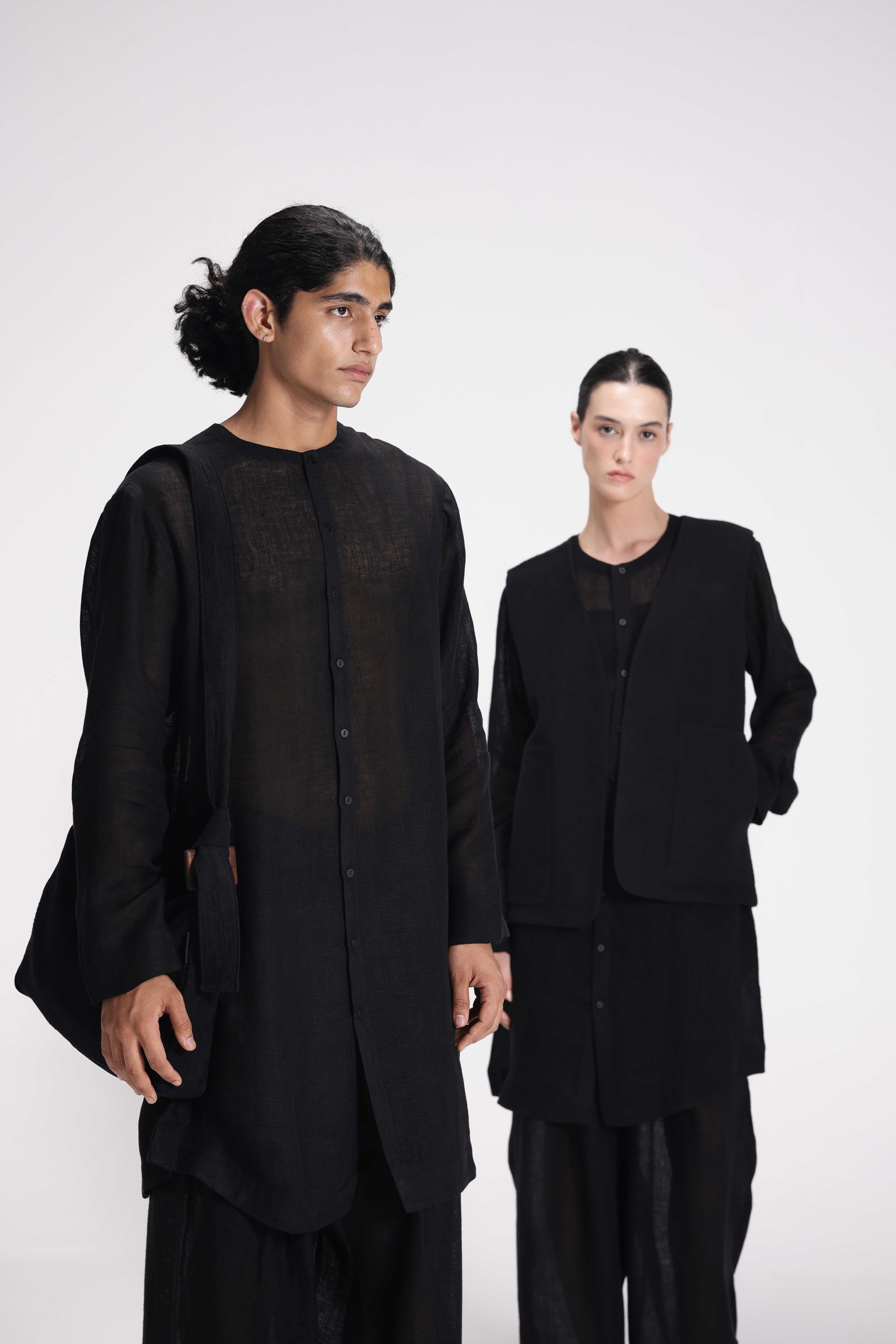 SHEER FULL SLEEVE TUNIC