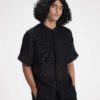SHEER HALF SLEEVE SHIRT