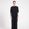 TEXTURED HIGH NECK TOP