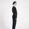 LINEN MID-RISE STRAIGHT PANTS