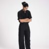 STRAIGHT LINEN PANTS