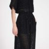 SHEER ELASTICATED PANTS
