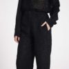 LINEN MID-RISE STRAIGHT PANTS