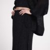TEXTURED WRAP SKIRT