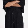 TEXTURED BAND COLLAR CO-ORD SET