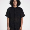 SHEER HALF SLEEVE SHIRT