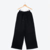 TEXTURED DRAWSTRING STRAIGHT PANT