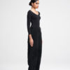 Plume Embroidered Pants