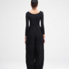 Plume Embroidered Pants