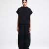 Plume Embroidered Pants